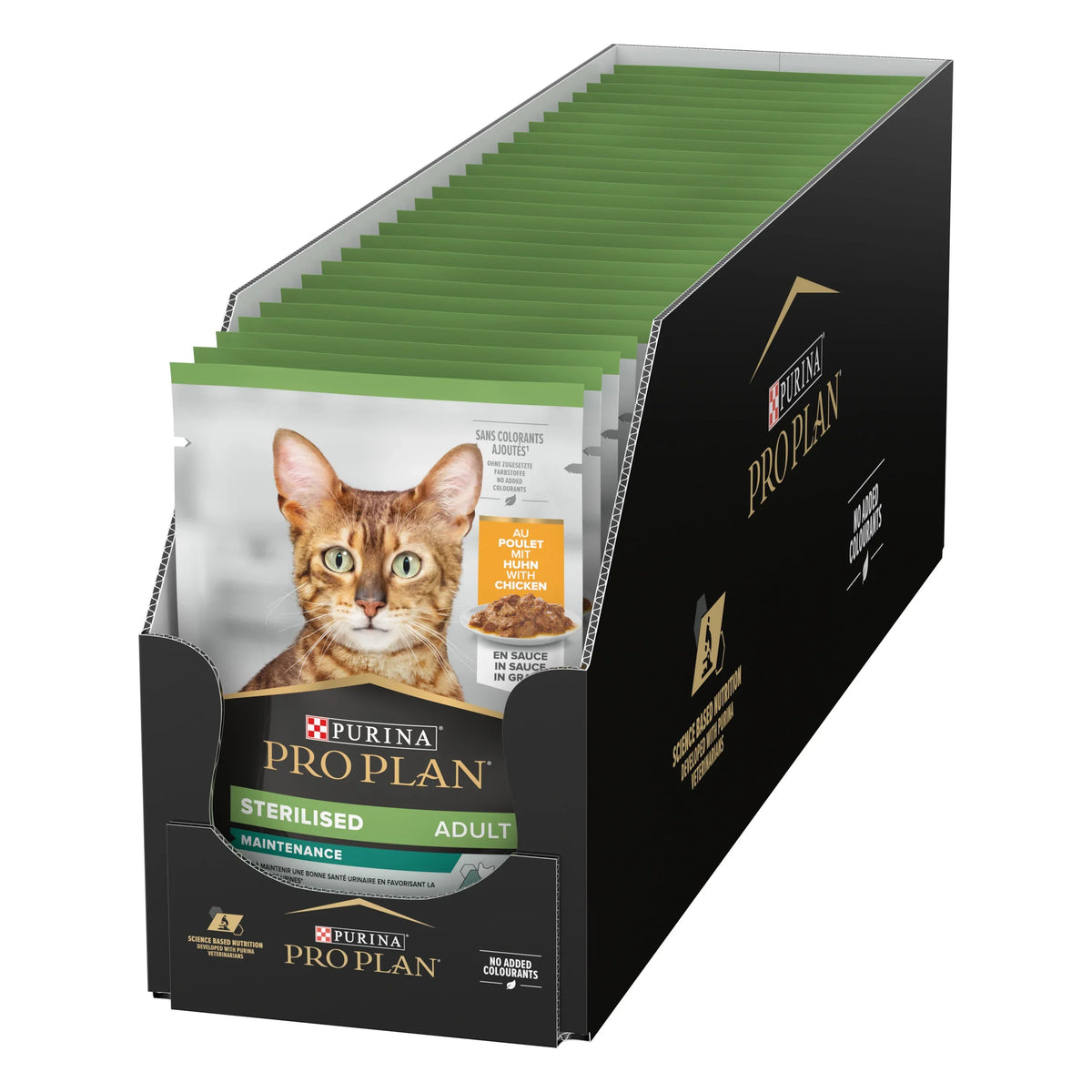 Purina Pro Plan Sterilised Adult Wet Cat Food, Chicken in Gravy, 85g